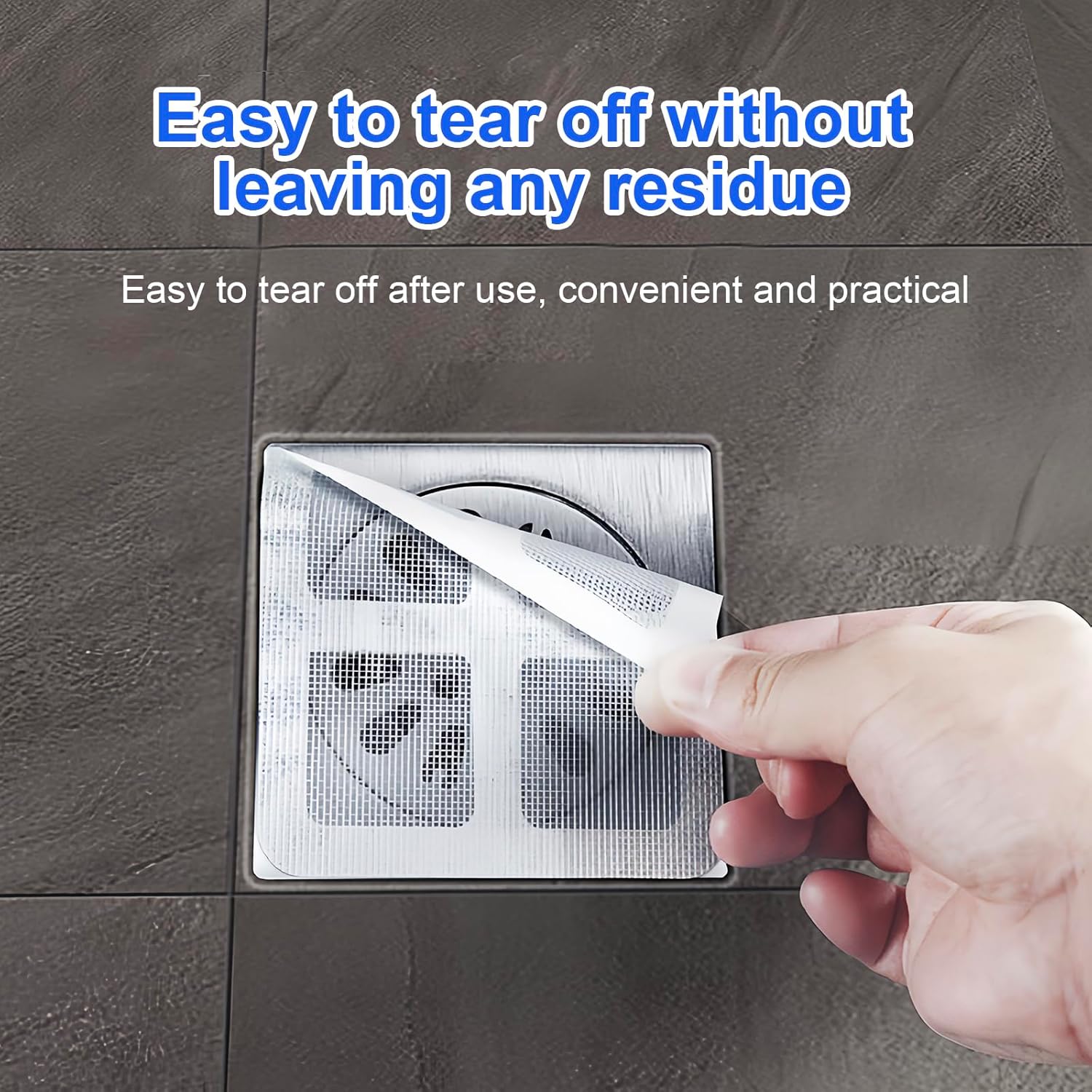 Kleeblatt 50pc Disposable Drain Covers for Shower and Bathtub