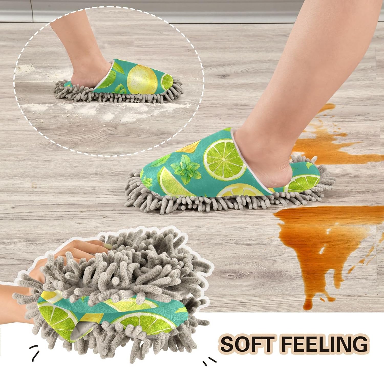 Kigai Microfiber Slippers for Women Men Size L