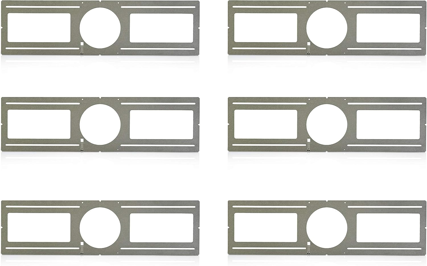 OHLECTRIC 6 Pack Recessed Light Mounting Plate