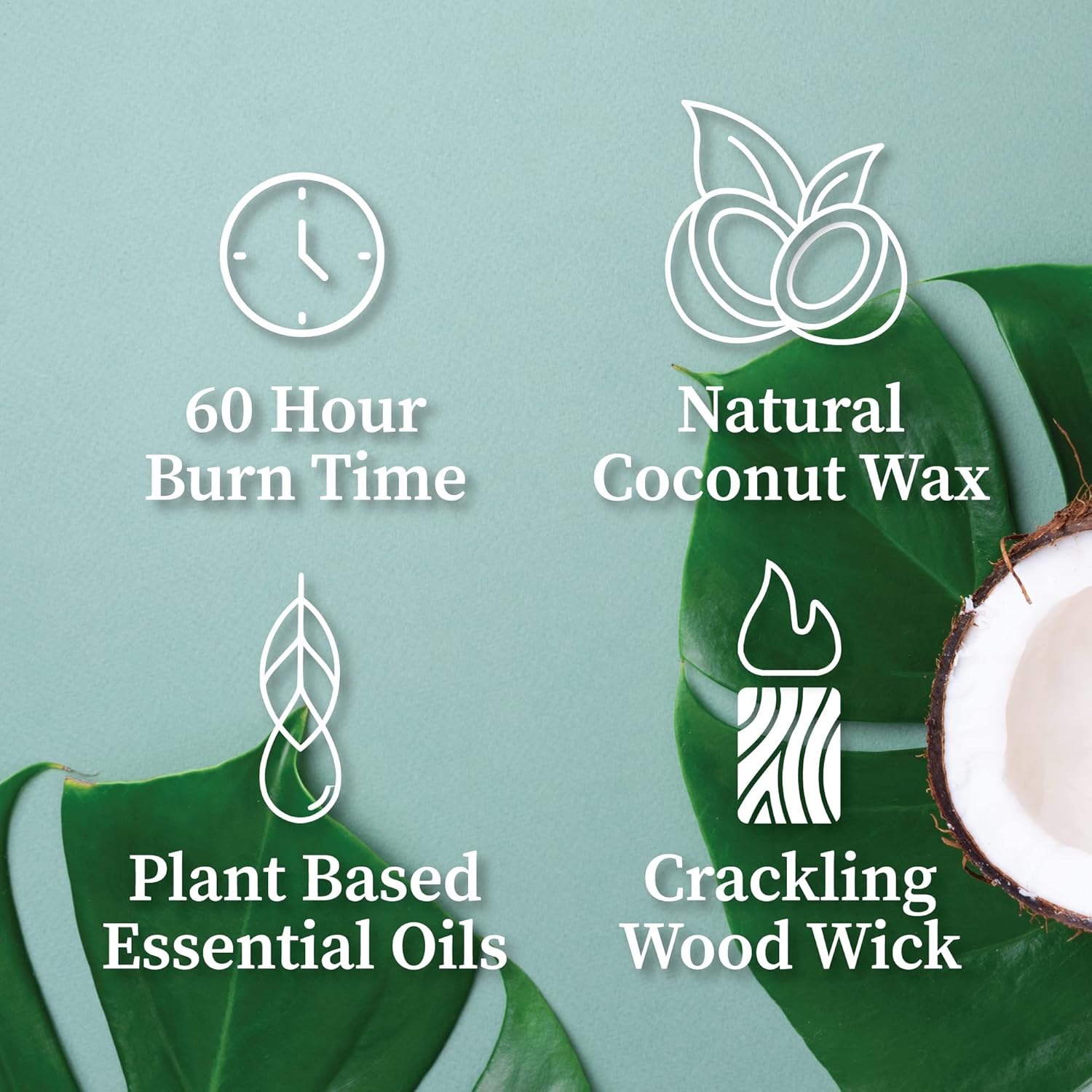 Hemlock Park Crackling Wood Wick Candle Amber 8 oz