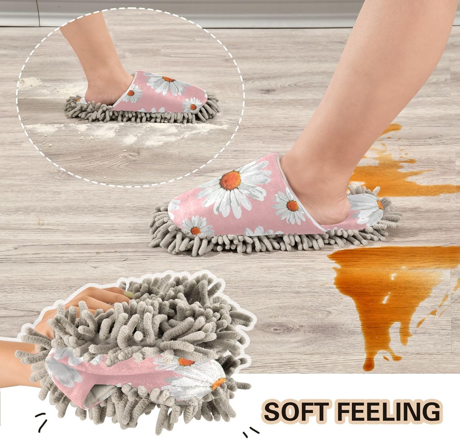 Kigai Microfiber Slippers for Floor Cleaning 1
