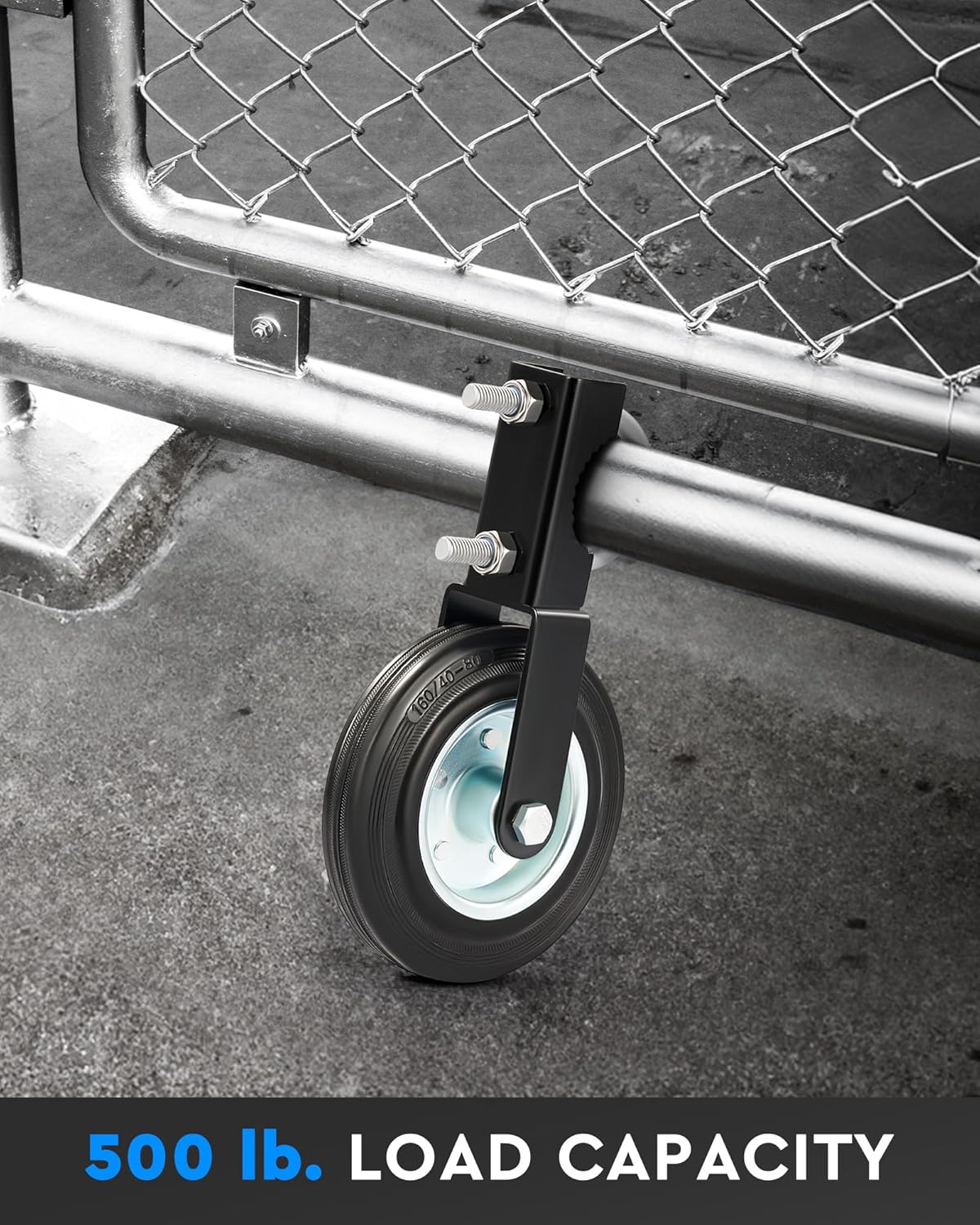 CO-Z 6 Gate Wheel for Heavy Duty Chain Link Fences