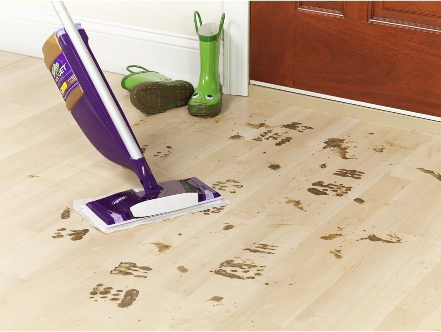 Swiffer WetJet Spray Mop Floor Cleaner Club Starter Kit