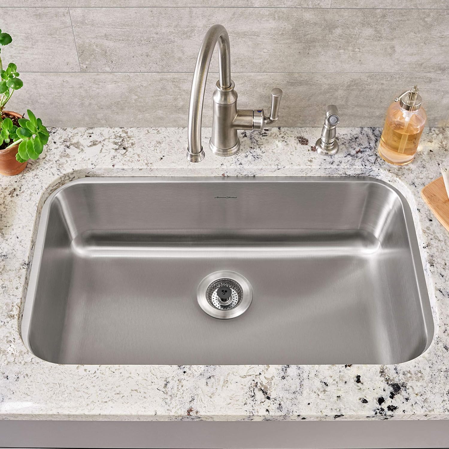 SinkShroom Clog-Free Sink Strainer Basket with Stopper 1