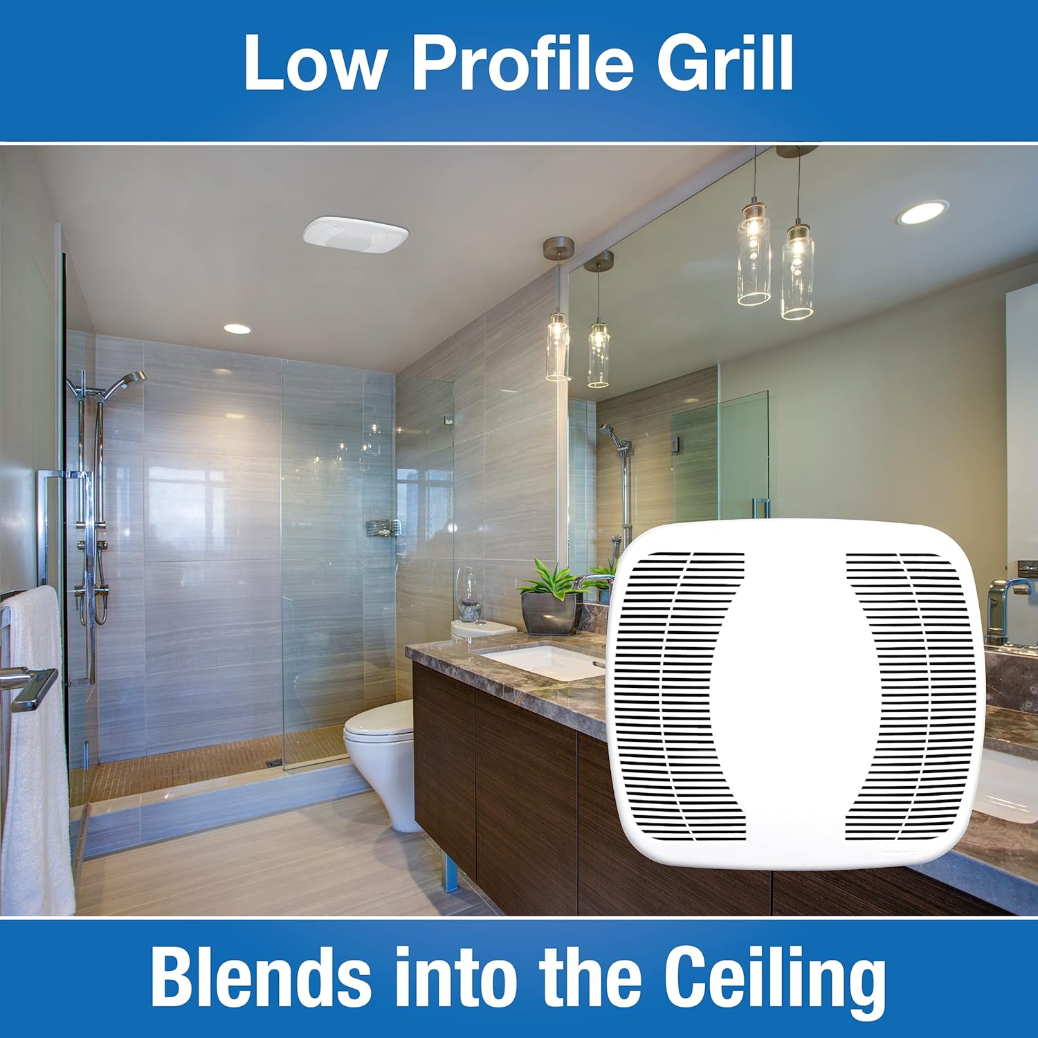 Air King 90 CFM Ceiling Mounted Exhaust Fan White