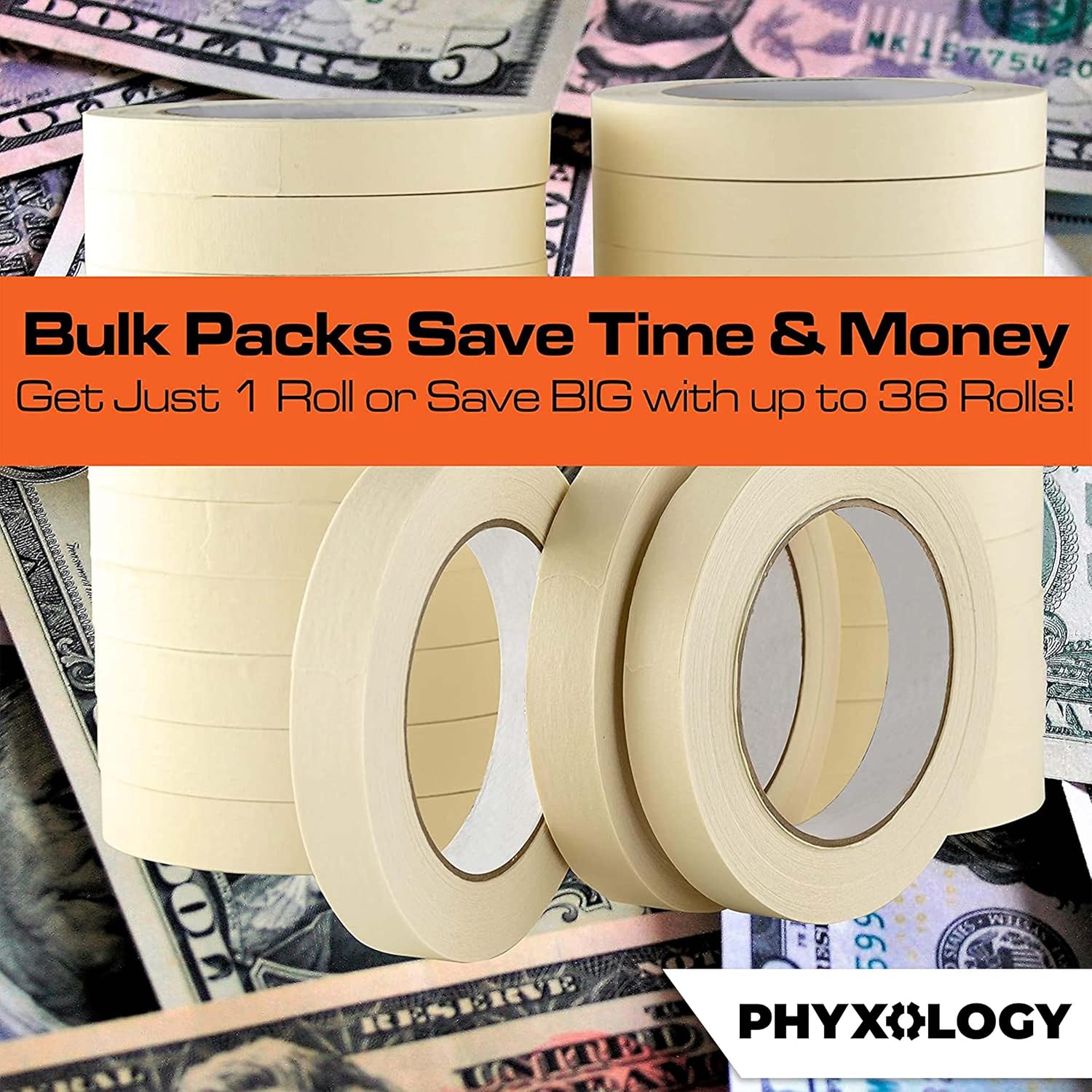 Phyxology Supply No-Residue 1 in 60 Yd Masking Tape 1 Pk