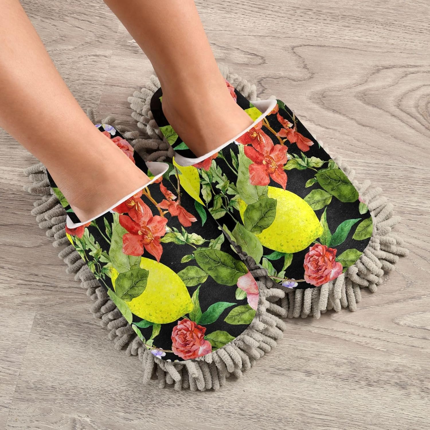 Sinestour Mop Slippers for Floor Cleaning 1