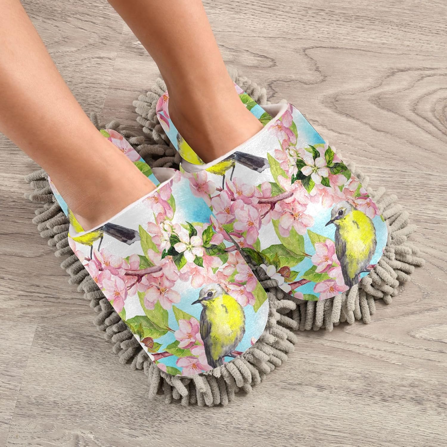 Sinestour Microfiber Mop Slippers for Floor Cleaning