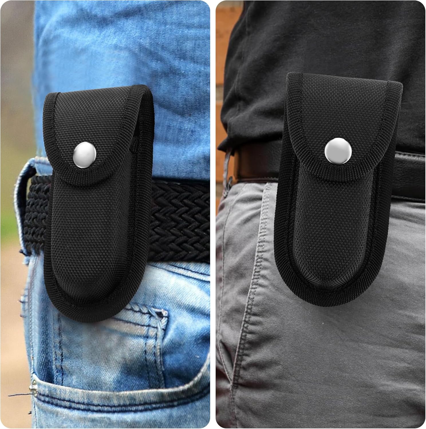 Timsec Nylon Knife Sheath with Snap Closure