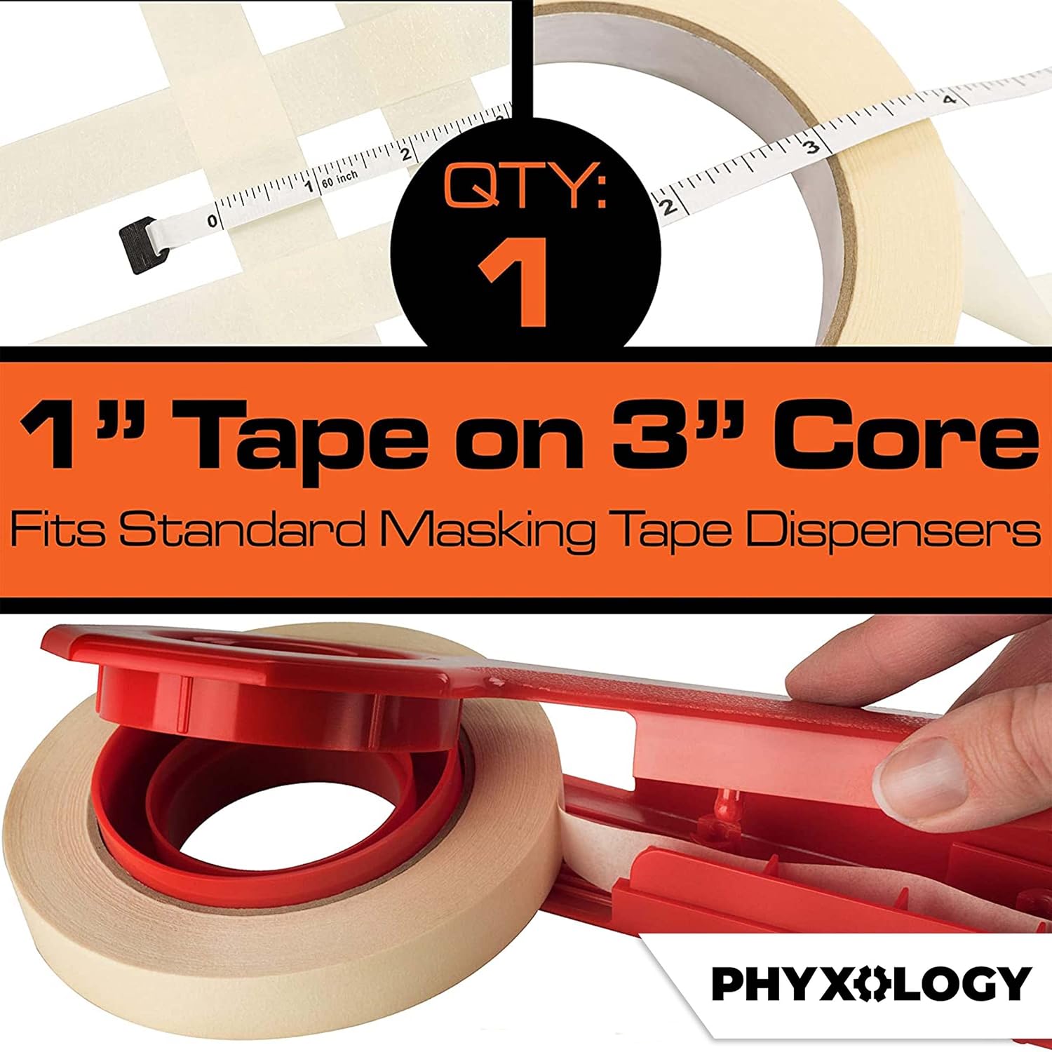Phyxology Supply No-Residue 1 in 60 Yd Masking Tape 1 Pk