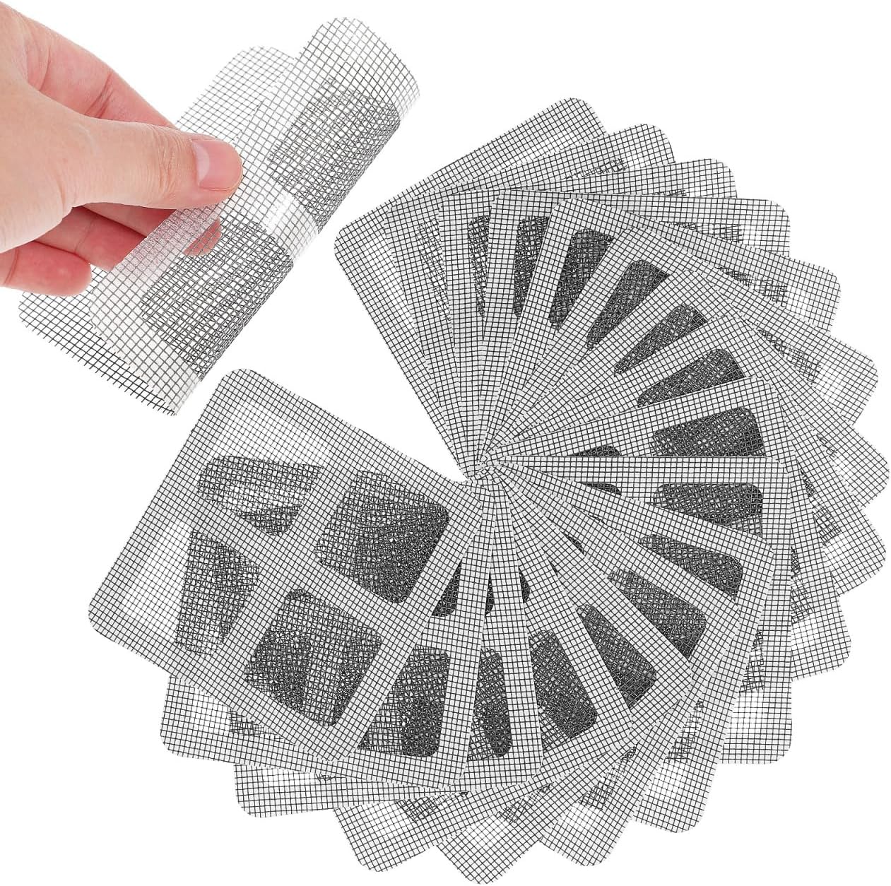 Hemobllo 40pcs Disposable Shower Drain Covers - Hair Catcher for Bathroom Kitchen Sink