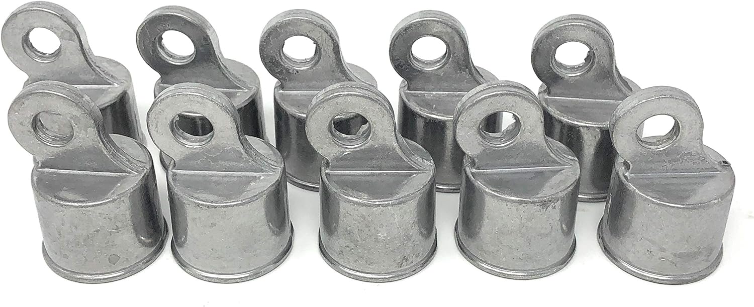 Fencesmart4U Chain Link Fence Rail Ends Aluminum 10 Pc Pack 1-38