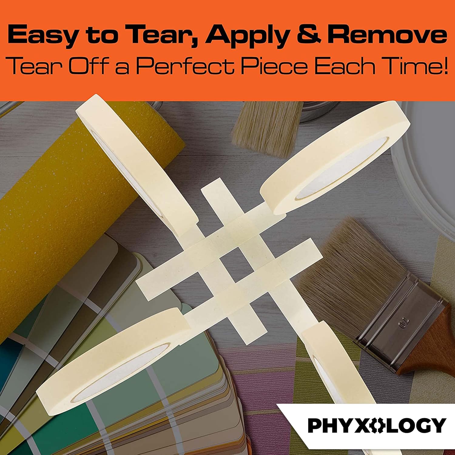 Phyxology Supply No-Residue 1 in 60 Yd Masking Tape 1 Pk