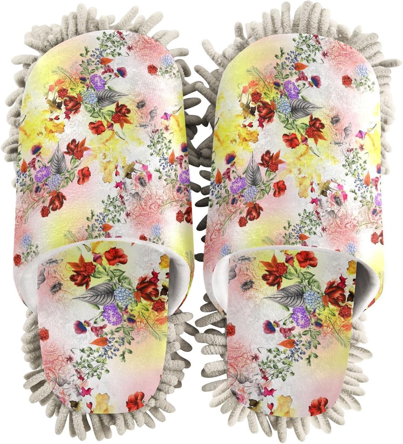 Kigai Microfiber Slippers with Flower Design for All Seasons