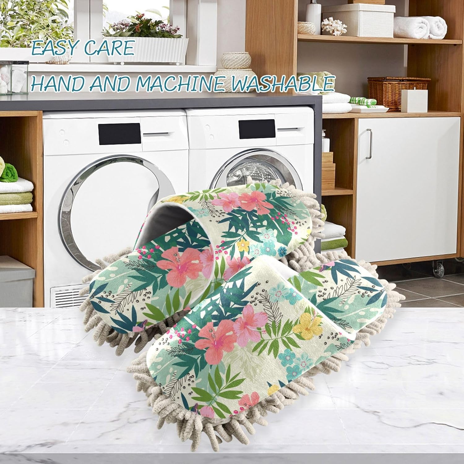 Kigai Microfiber Slippers with Cleaning Function