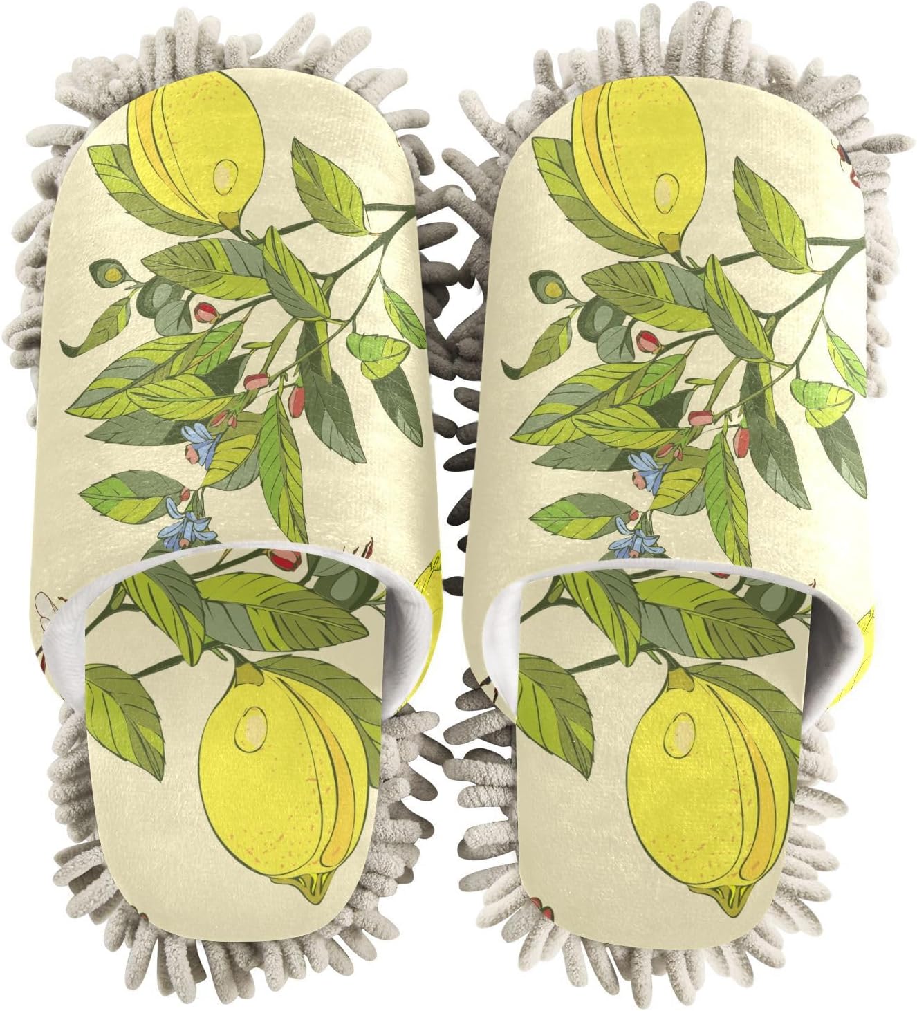 Sinestour Mop Slippers for Floor Cleaning 2 Sizes Washable