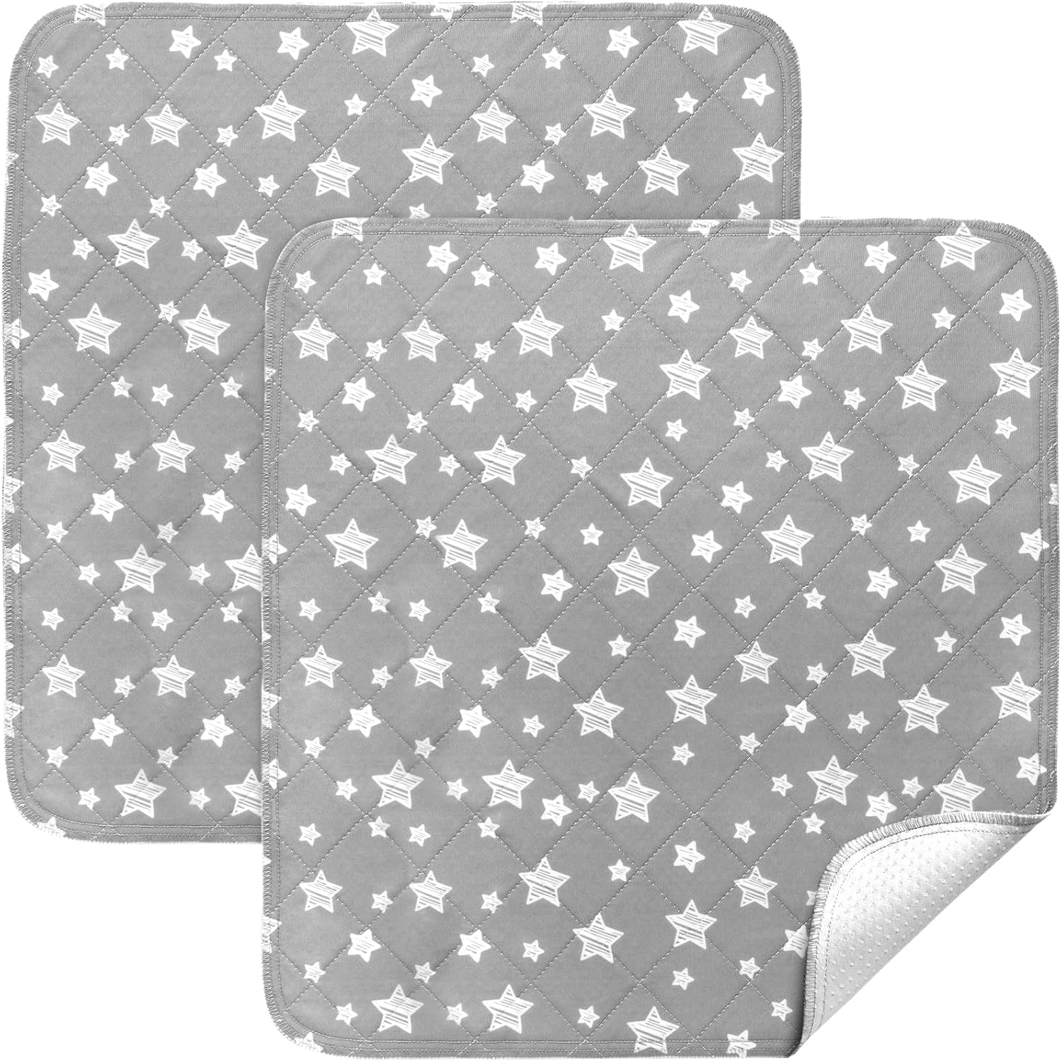 Moonsea Waterproof Bed Pads 21x22 Non Slip Incontinence 2 Pack