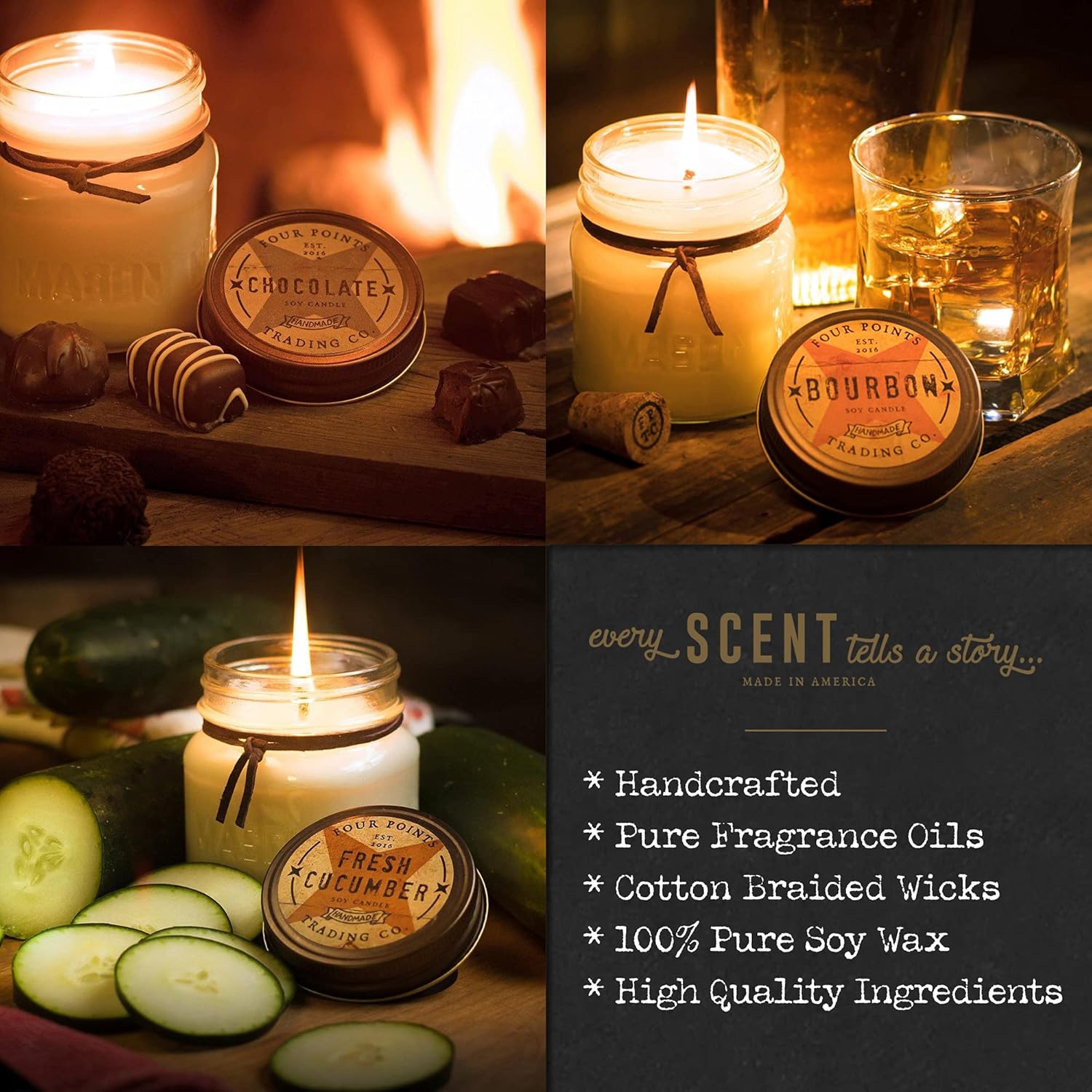Root Beer Scented Candle 8 Oz with Jar