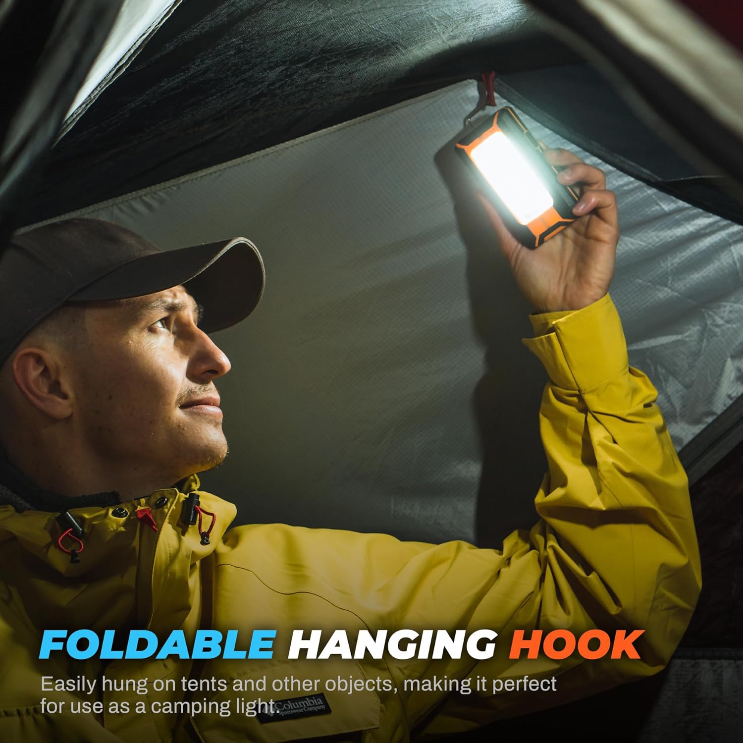 Innofox 2Pack LED Rechargeable Magnetic Work Light 40W 1500 Lumens
