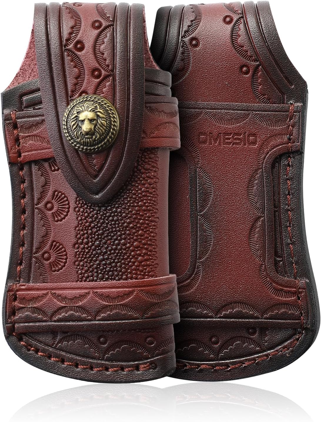 Omesio Folding Knife Sheath for Belt 453 Leather Case