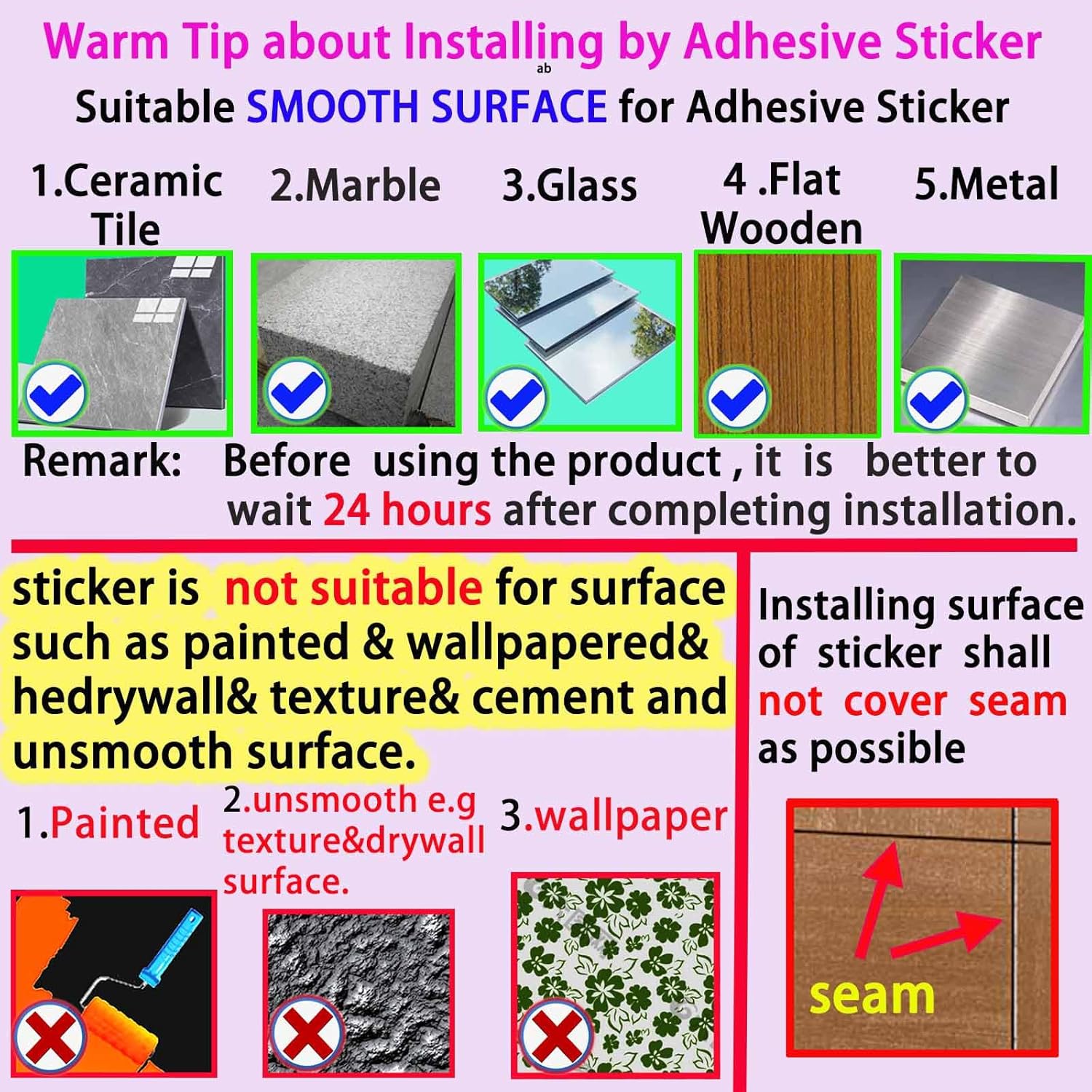 1 Black Self-Adhesive Towel Rail with 2 Hooks