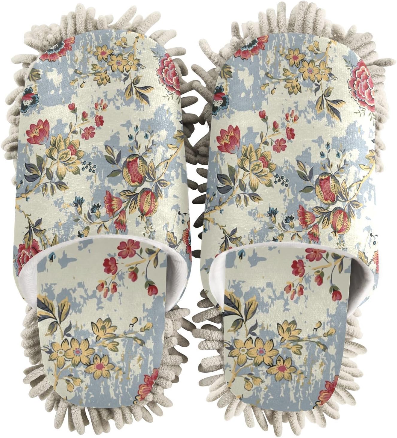 Kigai Microfiber Slippers with Flower Pattern