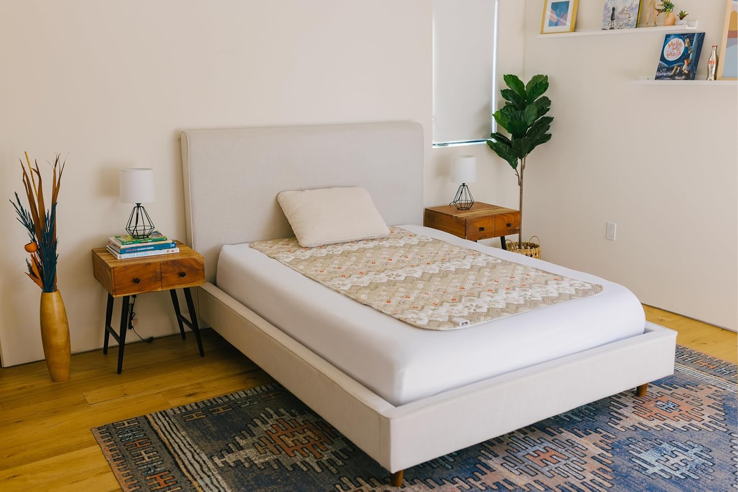 JOEUN Premium Electric Heated Mattress Pad with 8 Heat Settings