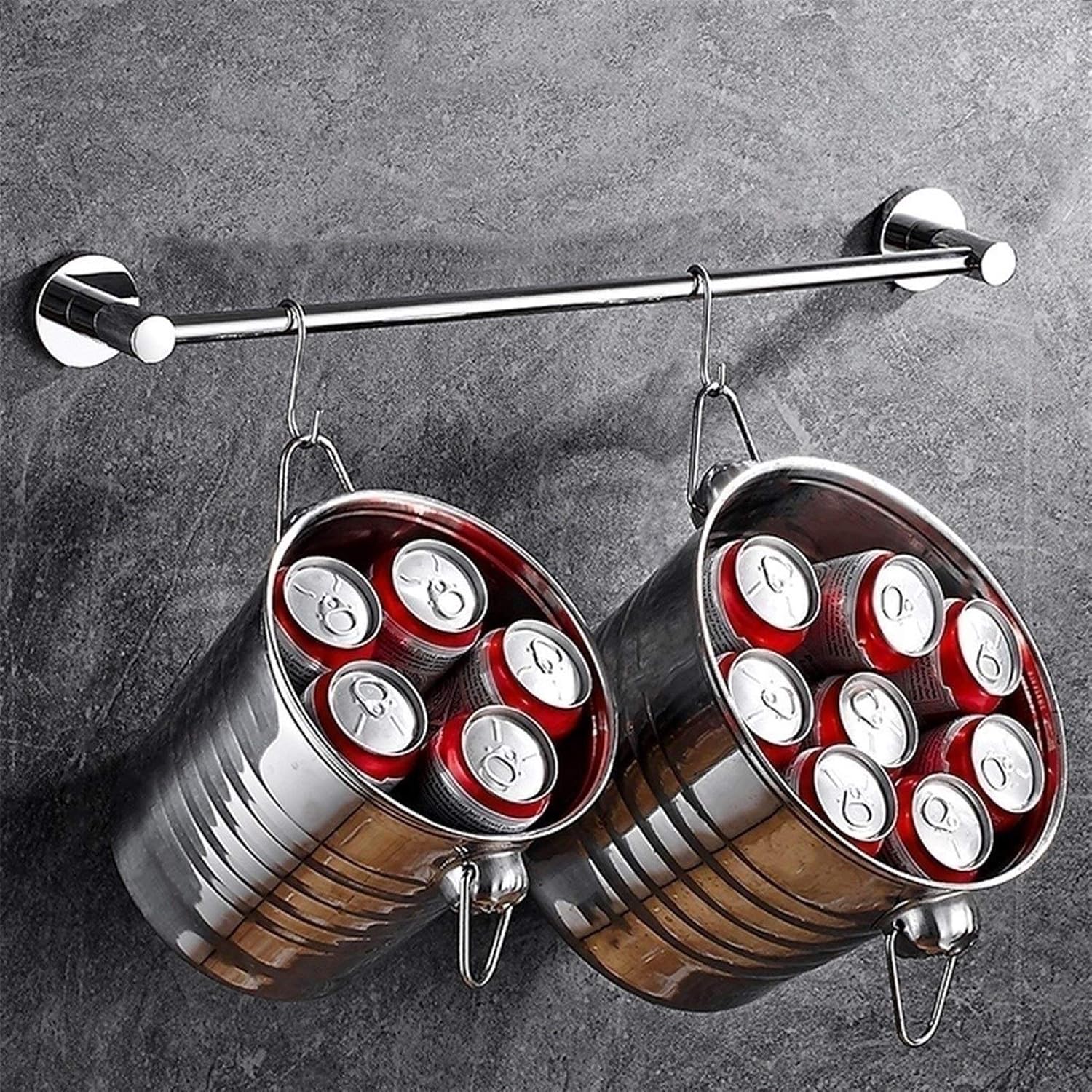 BOCbco Stainless Steel Towel Bar Holder - 30Cm