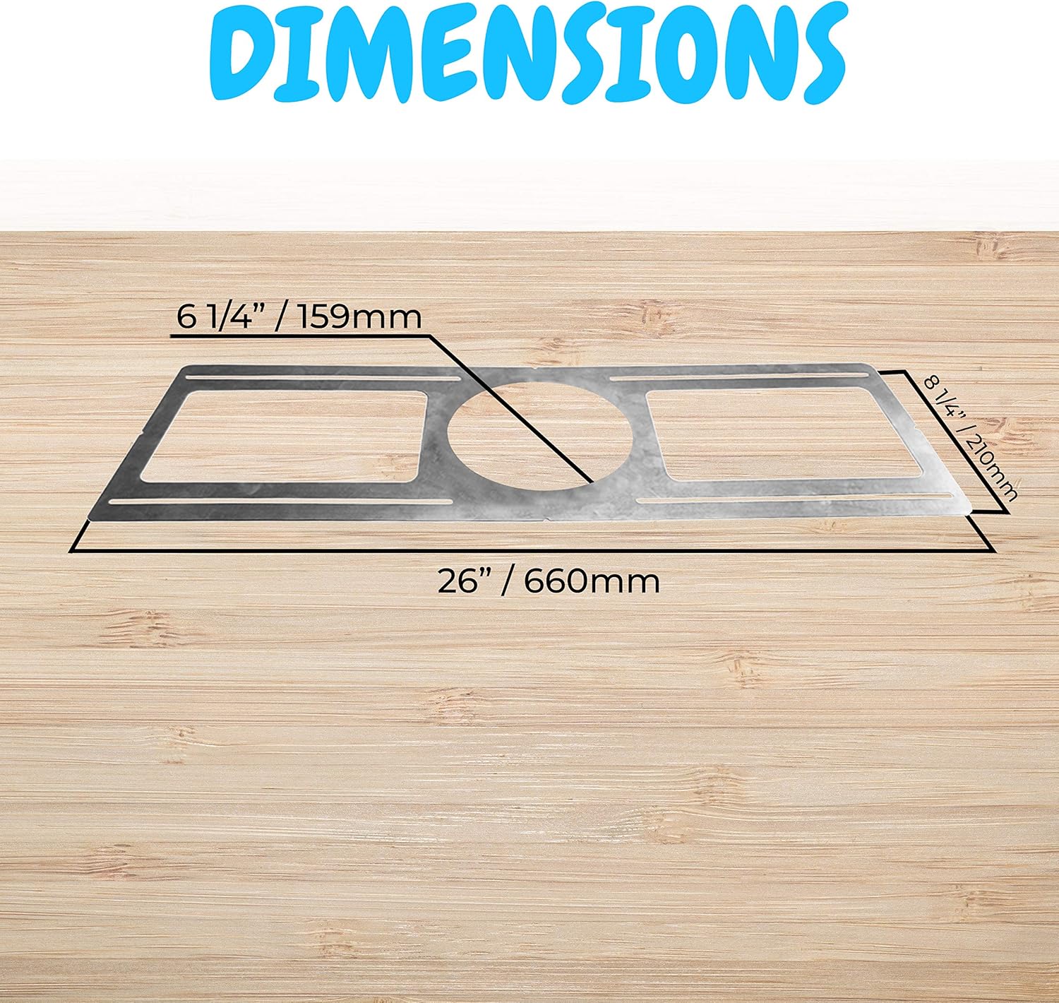 OHLECTRIC 6 Pack Recessed Light Mounting Plate