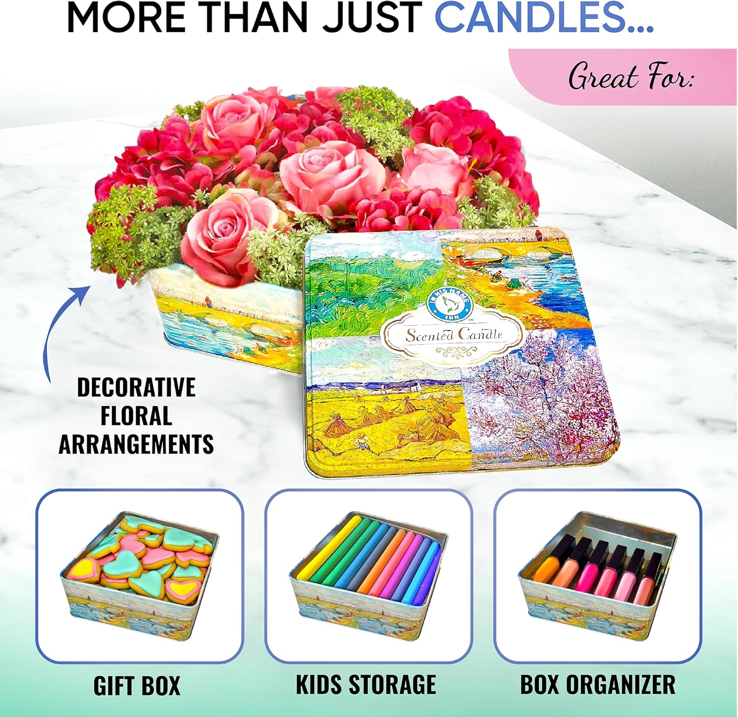 In His Name Soy Candles Gift Set 4 Pack Autumn
