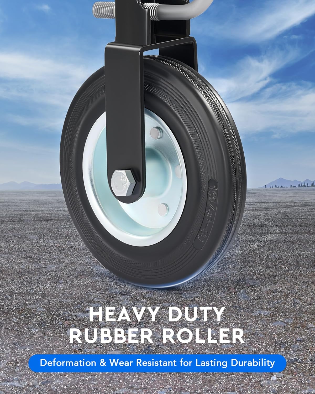 CO-Z 6 Gate Wheel for Heavy Duty Chain Link Fences