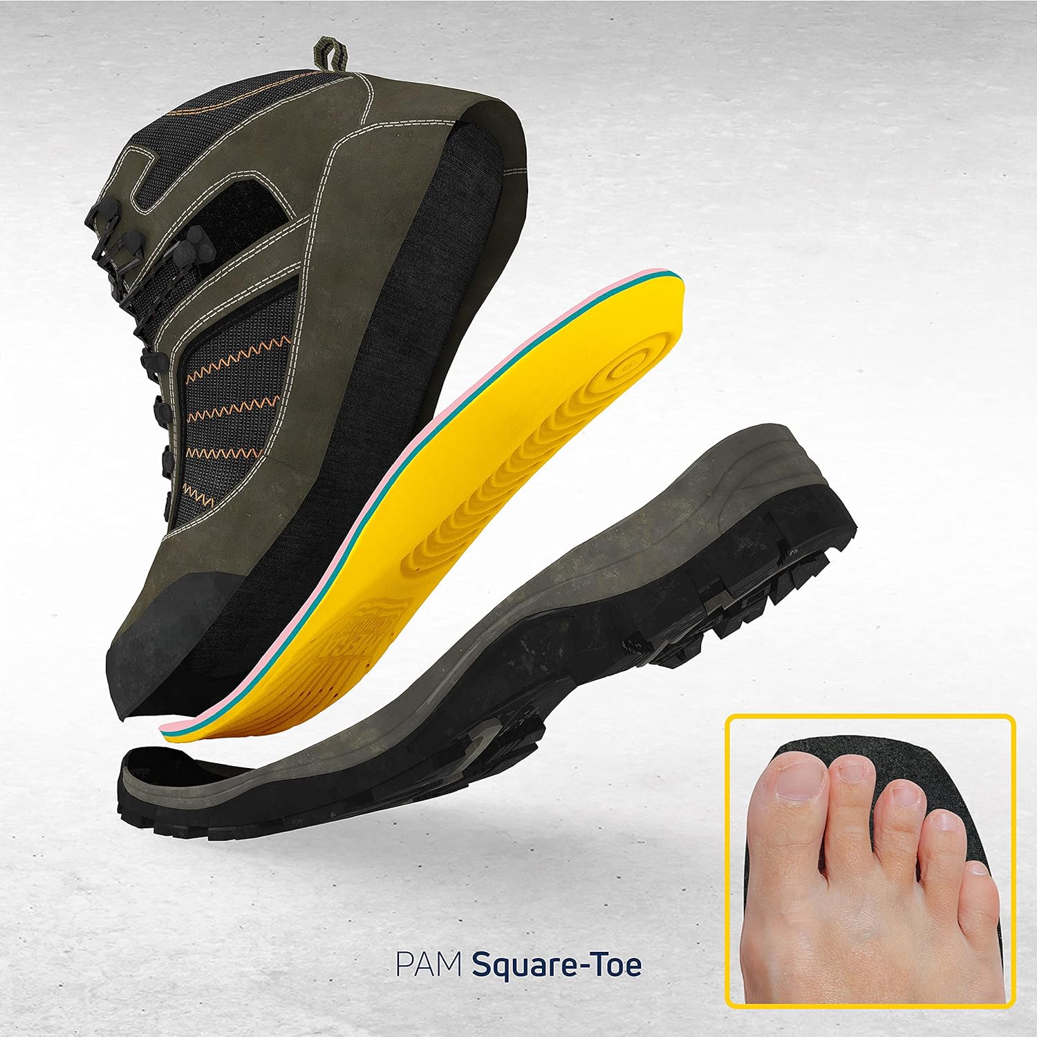 MEGAComfort Square Toe Anti-Fatigue Insole