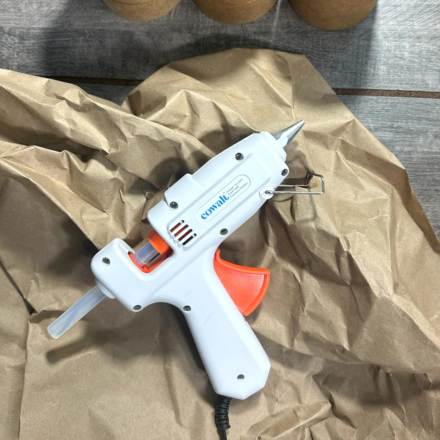 60W Hot Glue Gun Kit with Silicone Sticks for Crafts and Repairs