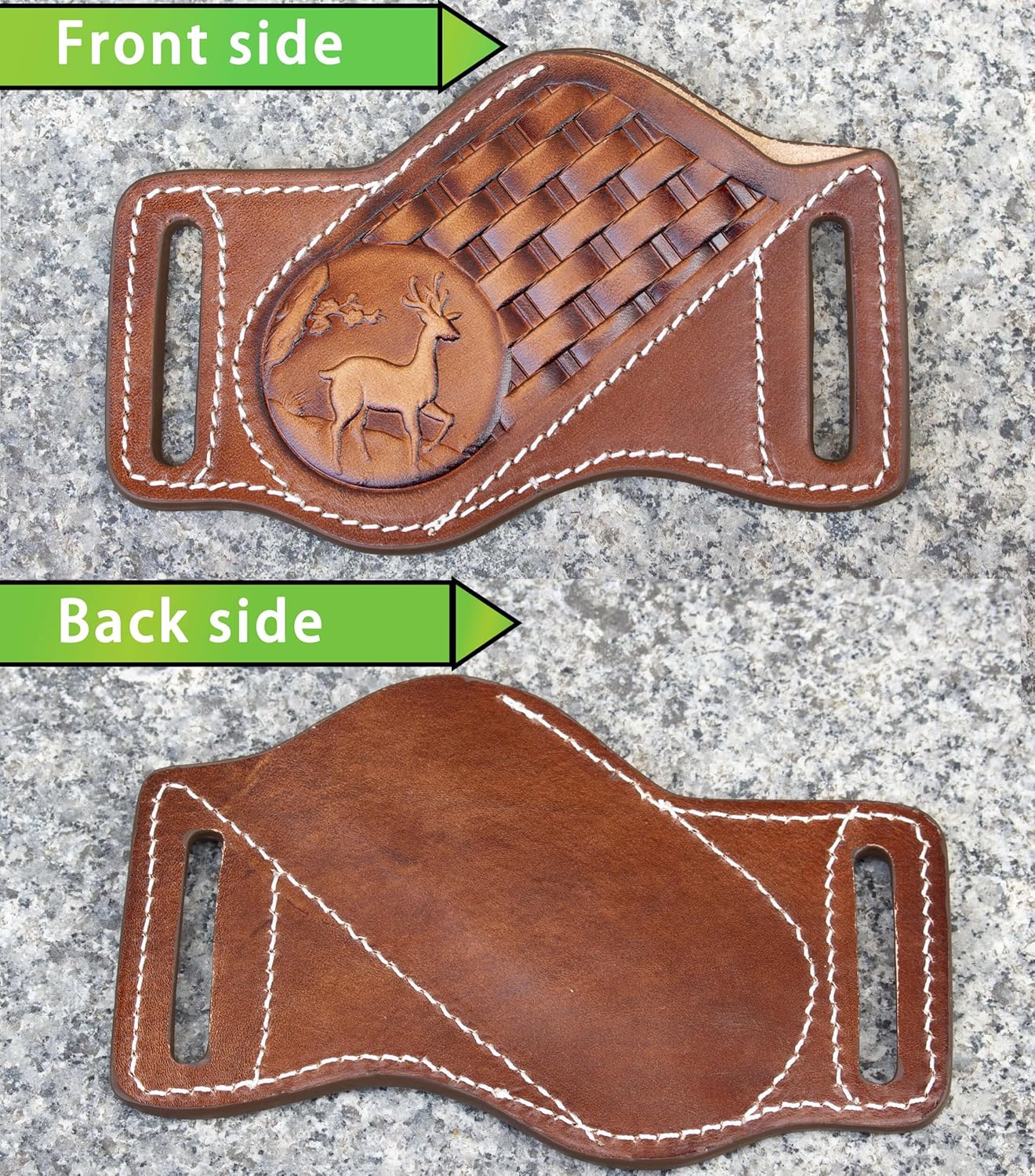 HOGIKUO Leather Knife Sheath for Belt