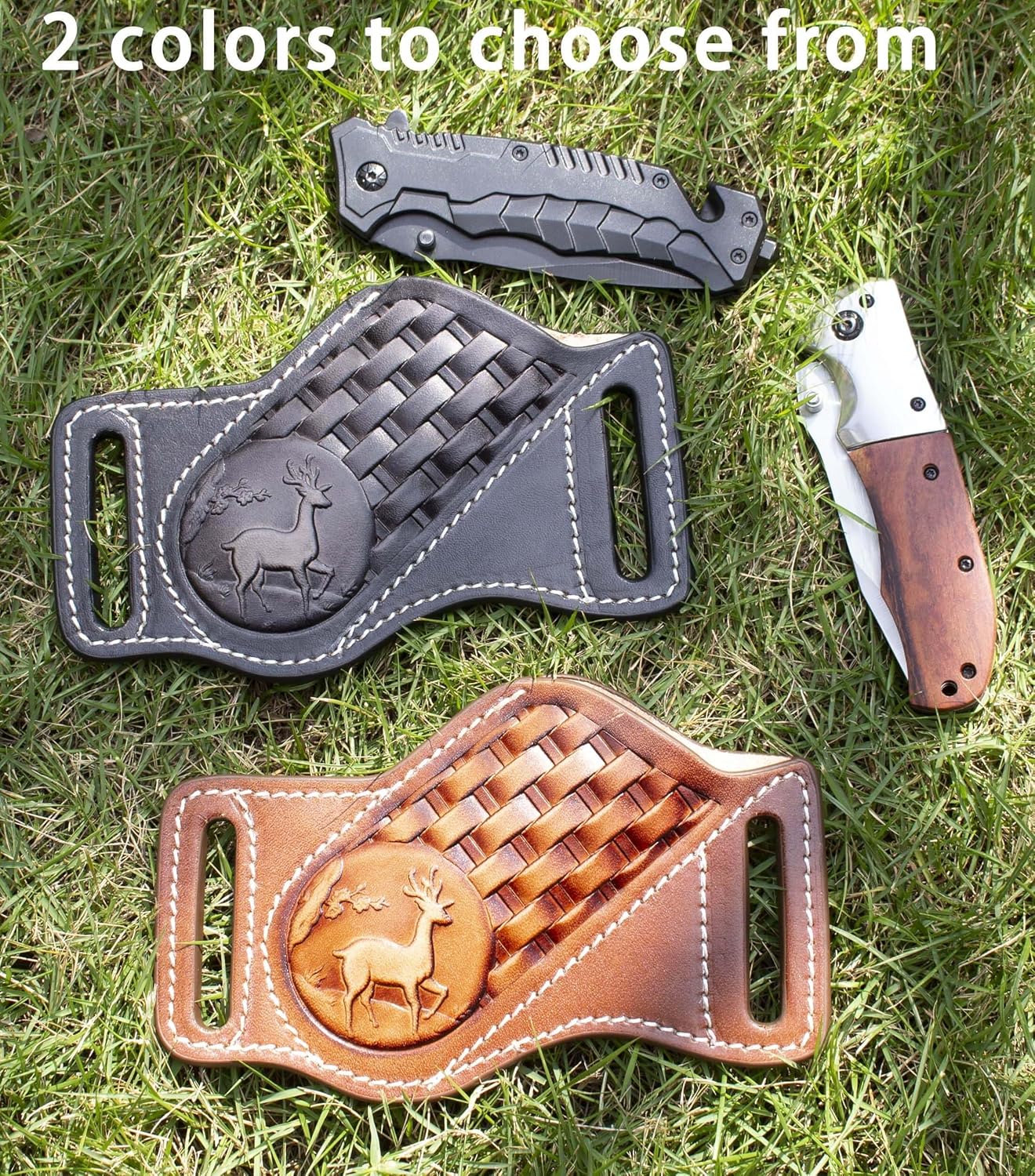 HOGIKUO Leather Knife Sheath for Belt