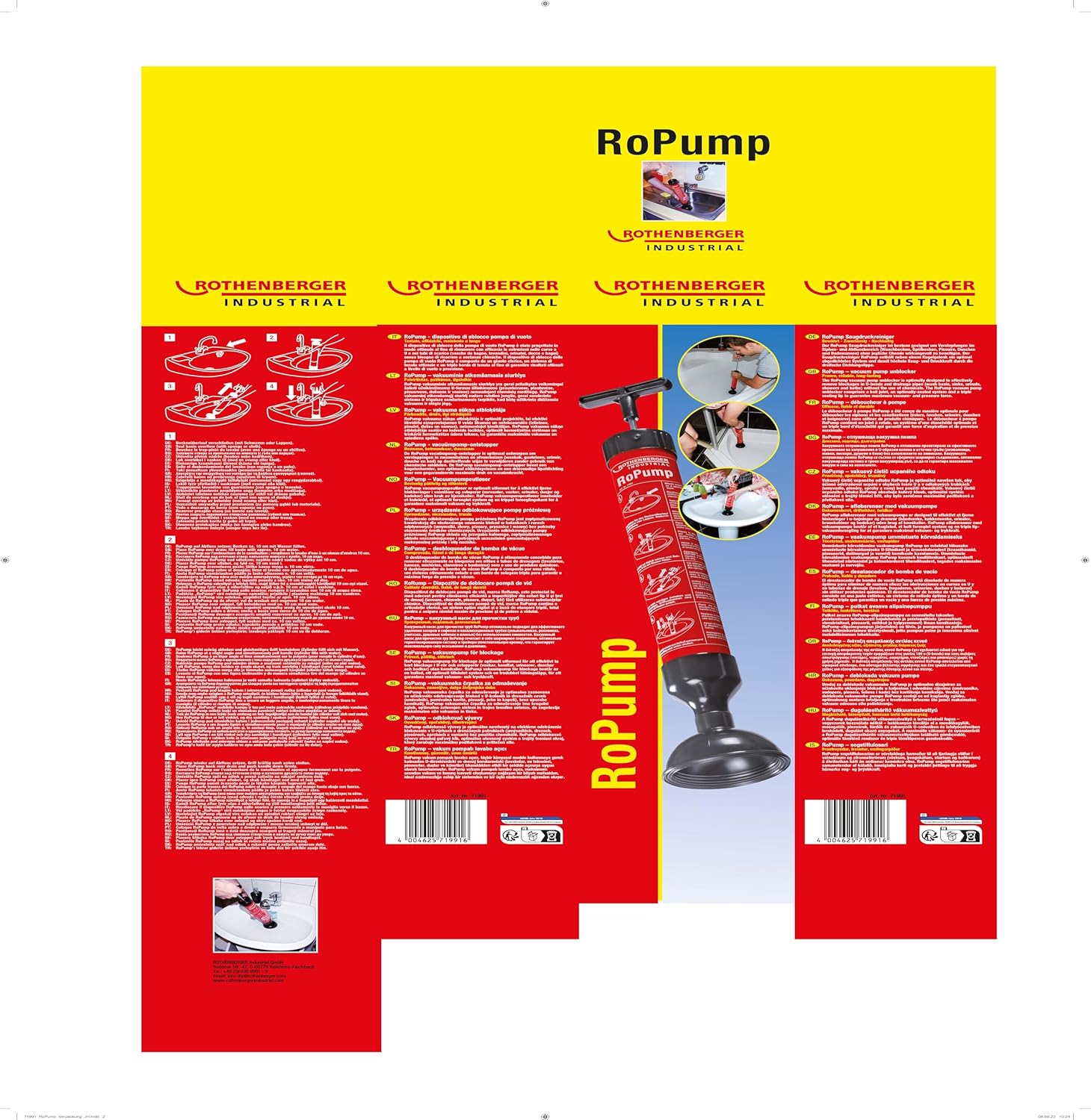 Rothenberger 71991 ROPUMP Mini Force Pump Cleaner 1