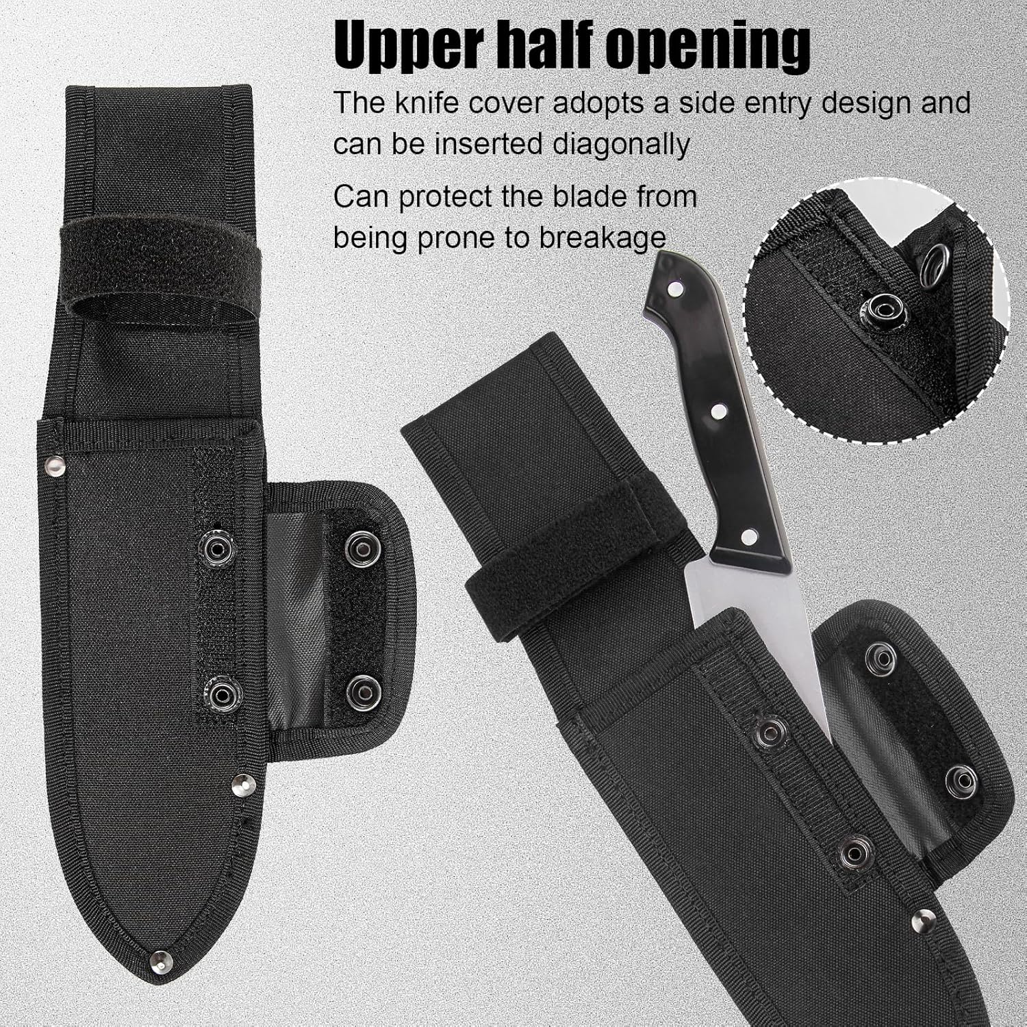 Baizoy Universal Knife Sheath - Black 55 x 2 Inch